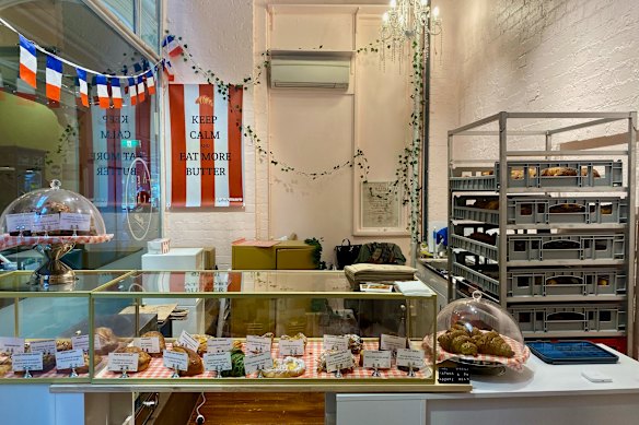 Inside the new Royal Arcade location.