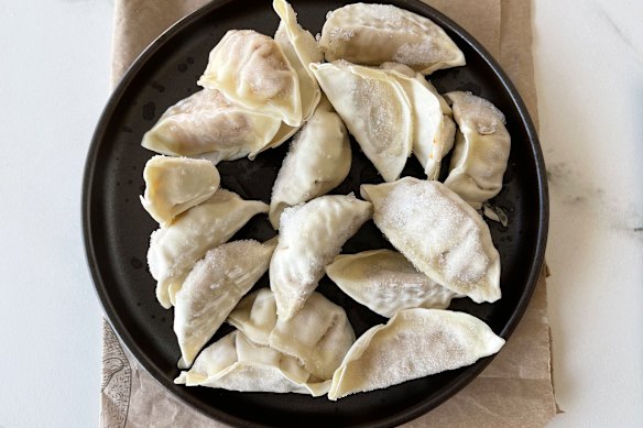Frozen dumplings are good to have on stand-by.