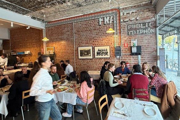 Inside The Pontian Club in Collingwood.