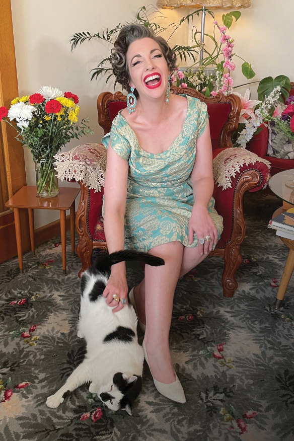The author with her ‘soulmate’ Blinky.