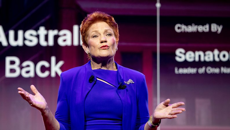 ‘Stupid’: Hanson blasts trans rights, renews attack on immigration