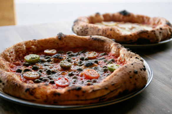 Pizza dough is fermented for 48 hours at I Carusi II.