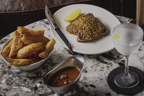 Rockpool Bar & Grill's minute steak.