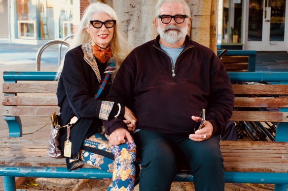 Kim and Patrick have been married for 50 years and have stashed surfboards “all over the world”. 