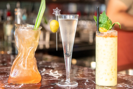 The Sari-Sari Sparkle (left), W.A.M martini and Tito Ray each come with a backstory.