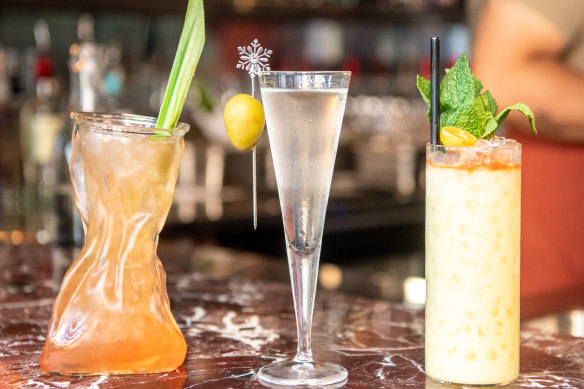 The Sari-Sari Sparkle (left), W.A.M martini and Tito Ray each come with a backstory.