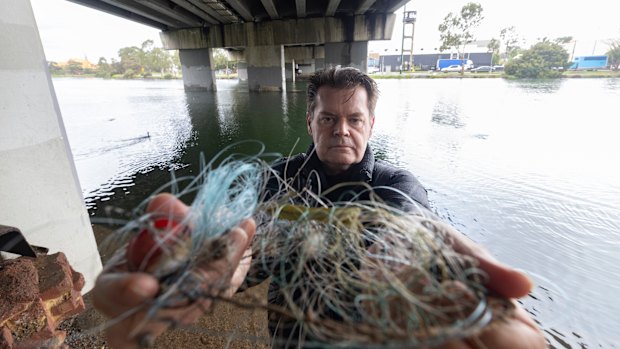 Darrell Pitt is spokesman for the Maribyrnong River Wildlife Protection group, which has formed in response to the deaths of three swans.
