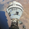 The Starliner docked to the Harmony module of the International Space Station.