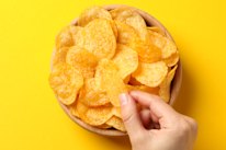 Crisps: Bet you can't stop at just one.