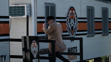 Chairman Lee Hagipantelis arrives at the Tigers HQ to deliver the bad news to Maguire.