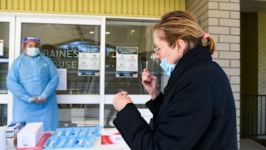 Whiddon Easton Park Age Care facility is using rapid COVID-19 testing for staff members.