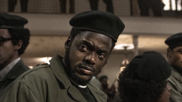 Daniel Kaluuya as young Black Panther leader Fred Hampton in Judas and the Black Messiah.