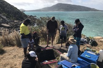 “You can literally hold a piece of pottery when we’re doing excavations on Lizard Island and pull it out from a metre underground, a piece the size of your thumbnail, and you say: everything changes after this,” Professor McNiven says.