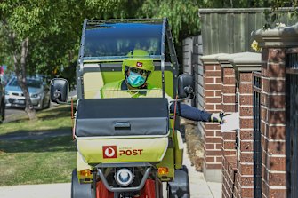 Australia Post is taking on more staff to deal with the surge in home deliveries. 