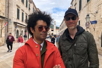 Travel Man starred Richard Ayoade, left, with guest Stephen Merchant.