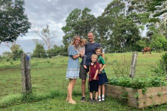Ellice Serrano and husband Marcos moved with their three children, Chloe, Jimmy and Sophie from Sydney’s Northern Beaches to Maleny in the Sunshine Coast hinterland.
