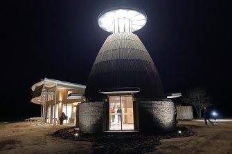 The new Keeping Place at the old Lake Condah Mission.