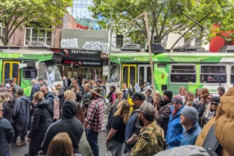 Thousands of demonstrators took to Melbourne’s streets on Saturday.