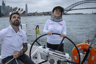Sailor Jiang Lin will be the first Chinese skipper-owner to enter a boat in the upcoming Sydney to Hobart yacht race, with partner Jean-Charles Ledun.