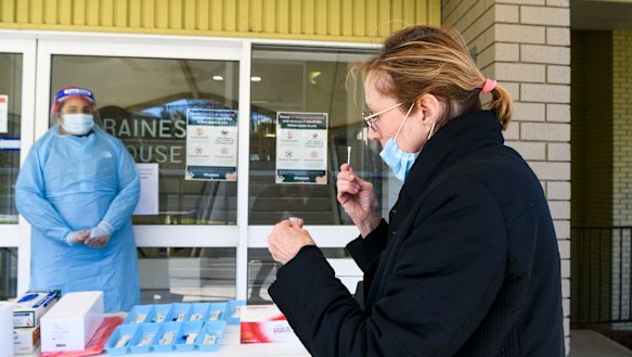 Whiddon Easton Park Age Care facility is using rapid COVID-19 testing for staff members.