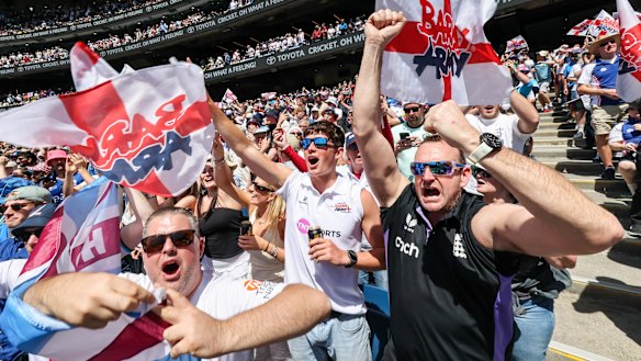 Finally, cause for celebration for the Barmy Army.