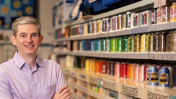 Erik Merkley, general manager at Echidna Sewing: security in online transactions is paramount.