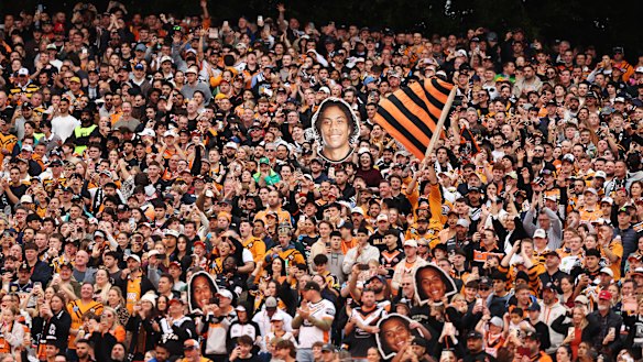 Wests Tigers fans have been waiting since 2011 to cheer for their team in the finals.