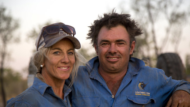Outback ringers Liz and Willie Cook.