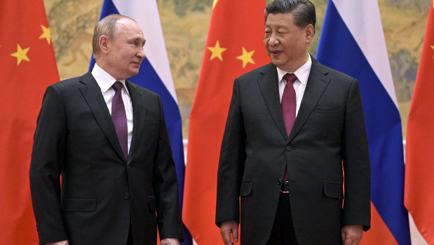 Xi Jinping and Vladimir Putin promised to strengthen ties when they met at the Winter Olympics. 