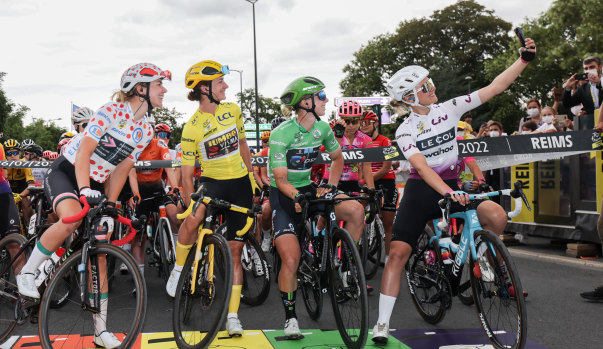 Stage three of the first Tour de France Femmes last year.