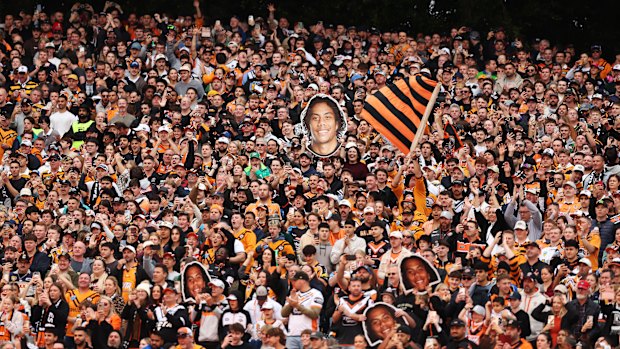 Wests Tigers fans have been waiting since 2011 to cheer for their team in the finals.