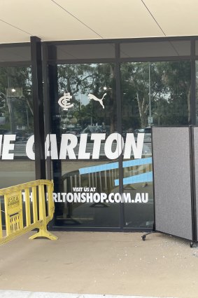 The Carlton Shop was robbed overnight on Tuesday into Wednesday morning.