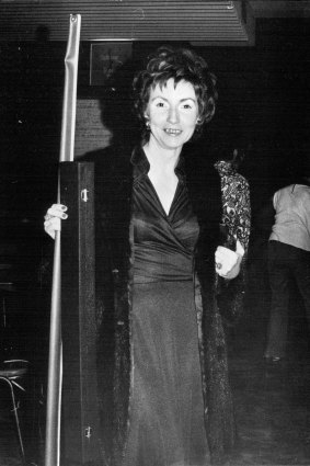 Making a grand entrance... Irene Sheargold on September 11, 1974.