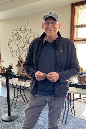 Ron Horne voting in the Democratic primaries in South Carolina.