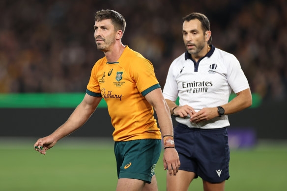 Jake Gordon in action for the Wallabies. 