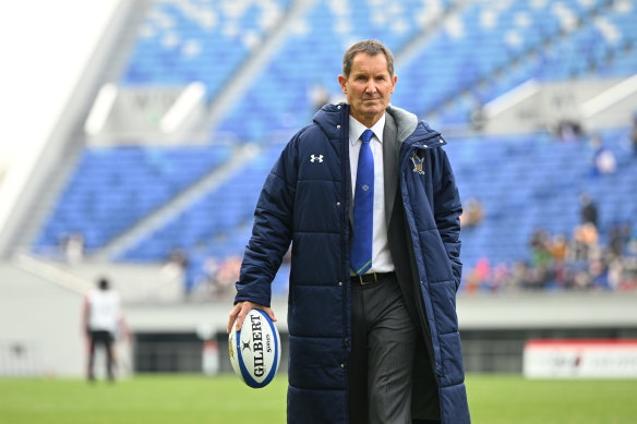 Robbie Deans and his Panasonic Wild Knights will play the Queensland Reds at Ballymore on Saturday.