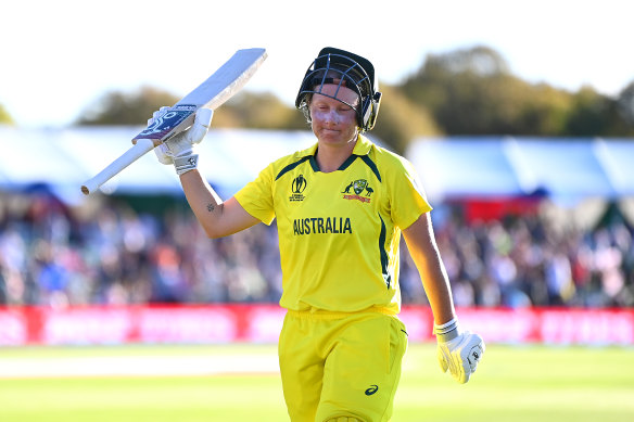 Alyssa Healy was unstoppable on Sunday.