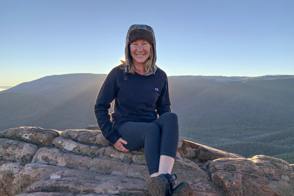 Columnist Kate Halfpenny at the Cathedral Ranges