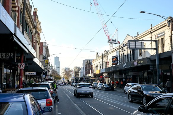 Prahran, one of inner south-east suburbs earmarked for unit development, is already full of apartments. 