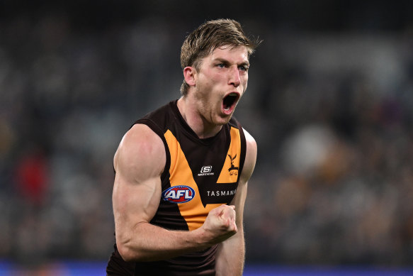Hawthorn’s Dylan Moore was named in the All-Australian side.