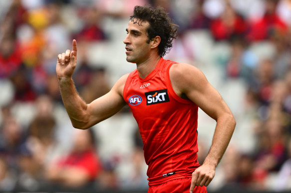 Ben King celebrated a goal.