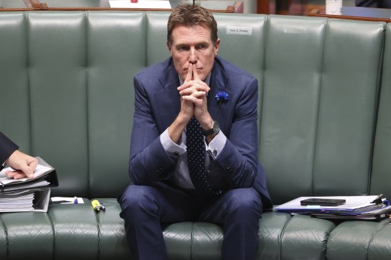 Under scrutiny: former prime minister-in-waiting Christian Porter.