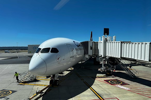 Qantas Boeing 787-9.