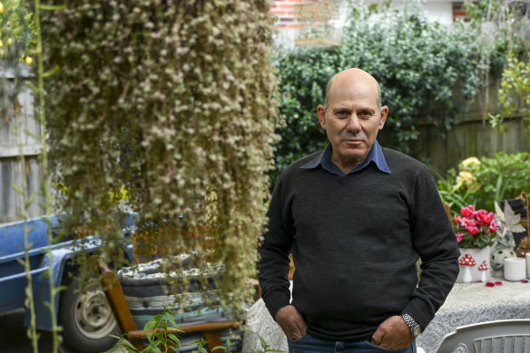 Lynbrook resident Ray Dalli, pictured at home, has often smelled methane gas emissions from the nearby landfill.  