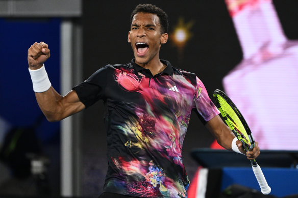 Sixth seed Felix Auger-Aliassime of Canada needed five sets to overcome a valiant challenge from Slovakia’s Alex Molcan.