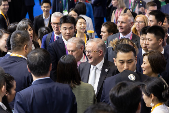 Albanese received a warm welcome at the China International Import Expo. 