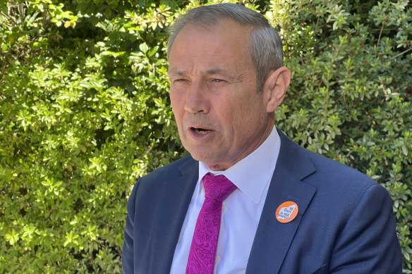 WA Premier Roger Cook.