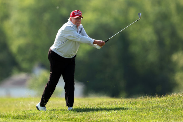 Donald Trump said his recent prowess on the golf course shows he still has what it takes.