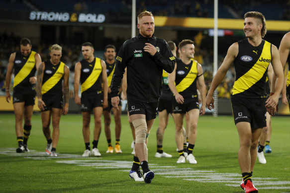 Nick Vlastuin was subbed off against Carlton but looks set to recover for this weekend.