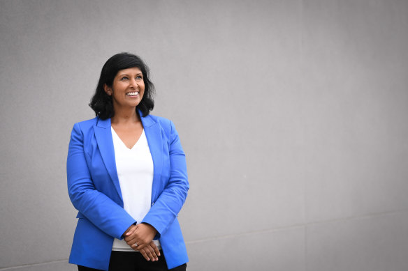 City of Melbourne councillor Roshena Campbell, who ran as  Liberal candidate in Aston.